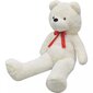 vidaXL rotaļu lācis, XXL, balts plīšs, 85 cm cena un informācija | Mīkstās (plīša) rotaļlietas | 220.lv