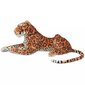 vidaXL rotaļu leopards, XXL, brūns plīšs цена и информация | Mīkstās (plīša) rotaļlietas | 220.lv