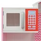 vidaXL rotaļu virtuve, rozā un balta, 82x30x100 cm, koks cena un informācija | Rotaļlietas meitenēm | 220.lv