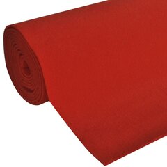 Sarkanais paklājs 1 x 5 m, īpaši smags, 400 g/m2 цена и информация | Ковры | 220.lv