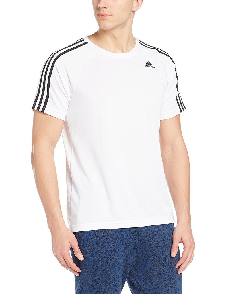 T-krekls vīriešiem Adidas D2M 3 Stripes Tee BK0971 цена и информация | Sporta apģērbs vīriešiem | 220.lv