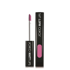 Šķidra matēta Lūpu krāsa Joko Make-Up Matt Lips 5 ml 063 Simply Red , 060 It's Genius цена и информация | Помады, бальзамы, блеск для губ | 220.lv