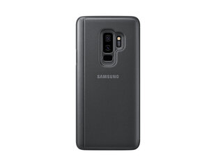 Aizsargmaciņš - statīvs Samsung Clear View EF-ZG965CBEGWW piemērots Samsung Galaxy S9+ (G965), melns cena un informācija | Telefonu vāciņi, maciņi | 220.lv