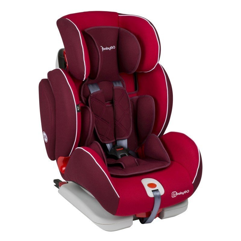 Auto sēdeklis BabyGO Sira ar IsoFix sistēma 9-36kg, sarkans цена и информация | Autokrēsliņi | 220.lv