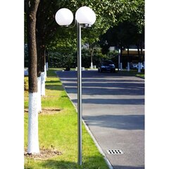 Āra lampa ar 3 lampām, 220cm cena un informācija | Āra apgaismojums | 220.lv