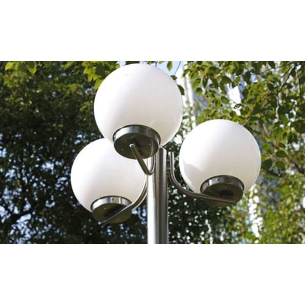 Āra lampa ar 3 lampām, 220cm cena un informācija | Āra apgaismojums | 220.lv