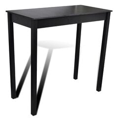 Барный столик с 4 барными стульями, черного цвета цена и информация | Комплекты мебели для столовой | 220.lv