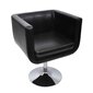 vidaXL bāra krēsls, melna mākslīgā āda cena un informācija | Atpūtas krēsli | 220.lv