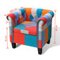vidaXL atpūtas krēsls ar tekstilmozaīkas apdari cena un informācija | Atpūtas krēsli | 220.lv