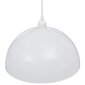 vidaXL griestu lampas, 2 gab., regulējams augstums, pusapaļas, baltas цена и информация | Lustras | 220.lv