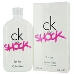 Calvin Klein One Shock For Her EDT sievietēm 200 ml цена и информация | Женские духи | 220.lv