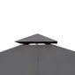 vidaXL dārza nojume ar jumtu, 3x4 m, tumši pelēka cena un informācija | Dārza nojumes un lapenes | 220.lv