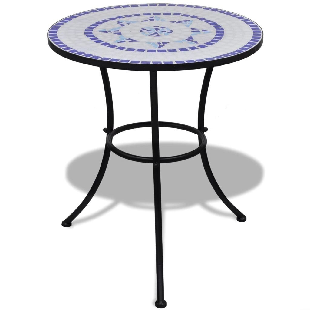 Kafijas galdiņš ar mozaīkas flīžu apdari 60cm cena un informācija | Dārza galdi | 220.lv