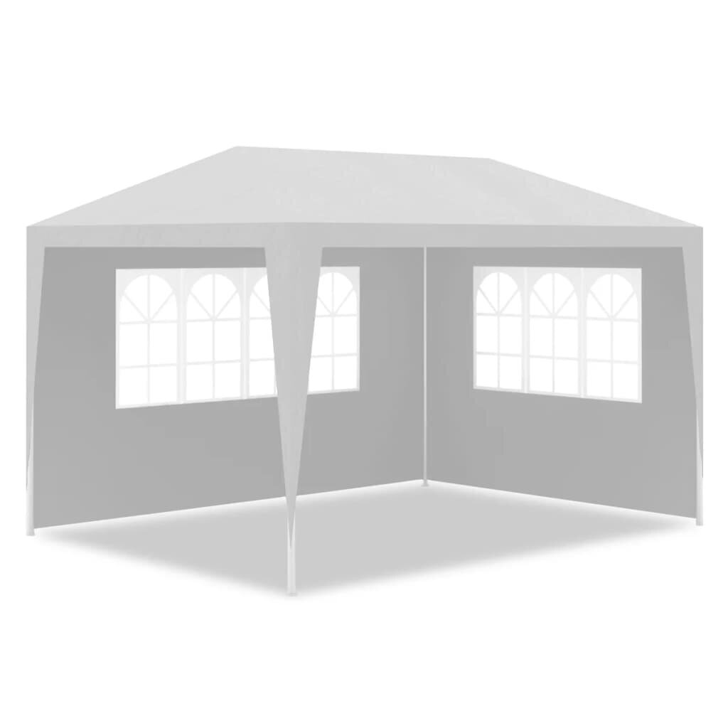vidaXL svinību telts, 3x4 m, balta cena un informācija | Dārza nojumes un lapenes | 220.lv
