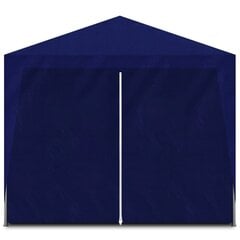 vidaXL svinību telts, 3x6 m, zila cena un informācija | Dārza nojumes un lapenes | 220.lv
