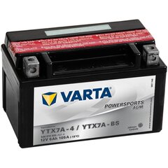 Varta motocikla akumulators Powersports AGM, YTX7A-4/YTX7A-BS cena un informācija | Moto akumulatori | 220.lv