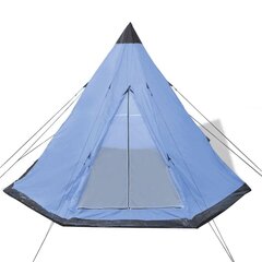 Палатка для 6 человек, синяя цена и информация | Палатки | 220.lv