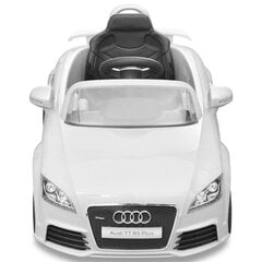 Mašīna bērniem Audi TT RS ar tālvadības pulti, balta цена и информация | Электромобили для детей | 220.lv