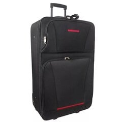 Набор чемоданов 90154, черный цена и информация | Чемоданы, дорожные сумки | 220.lv