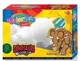 Radošais komplekts “Dinozaurs Triceratopss”, Colorino Creative cena un informācija | Attīstošās rotaļlietas | 220.lv