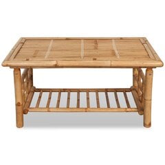 Кофейный столик, бамбук, 90x50x45 см цена и информация | Журнальные столики | 220.lv
