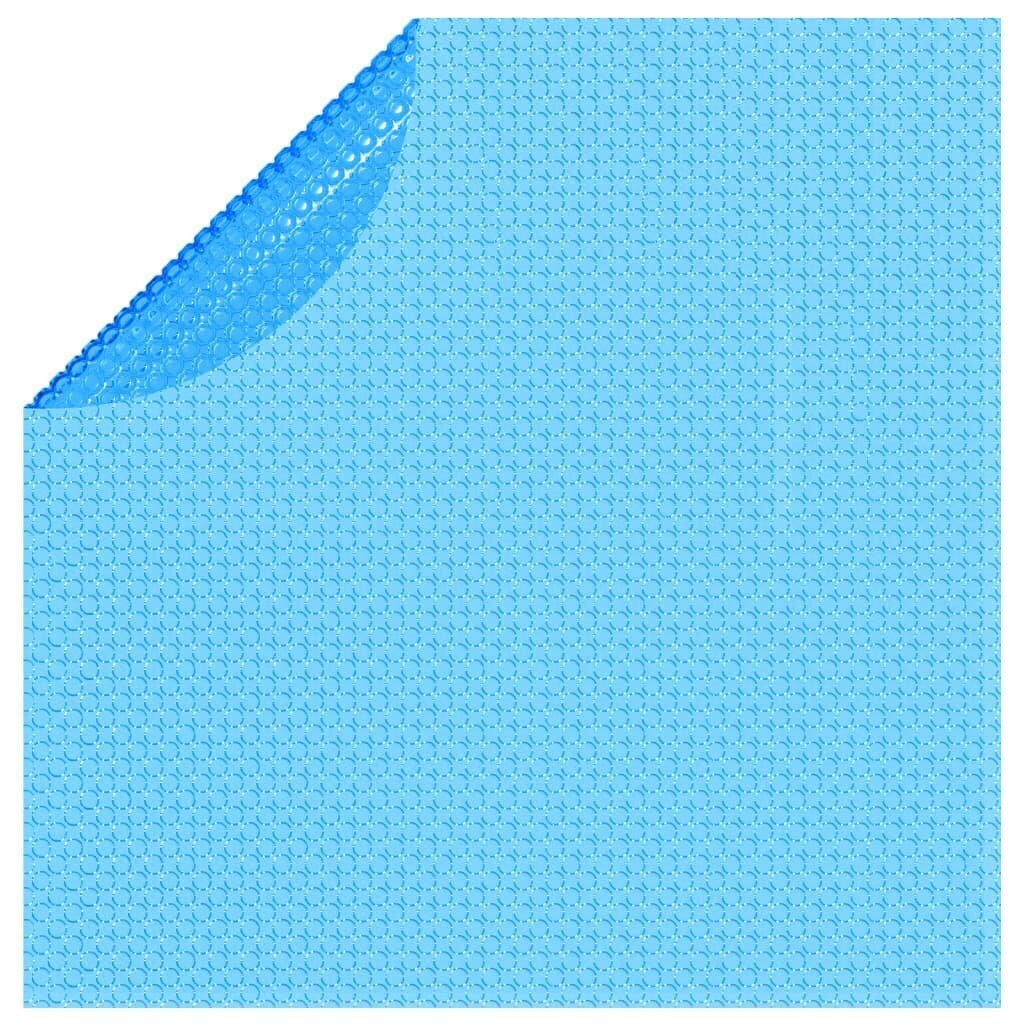 vidaXL baseina plēve, solāra, peldoša, apaļa, 381 cm, zils PE cena un informācija | Baseinu piederumi | 220.lv