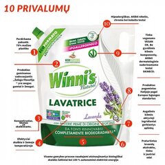 ECO maigs auduma mazgāšanas līdzeklis Lavandas aromāts Winni's 1250 ml цена и информация | Средства для стирки | 220.lv