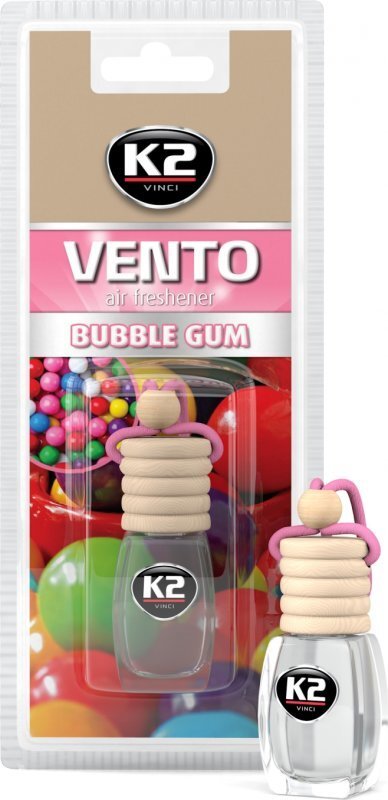 Gaisa atsvaidzinātājs K2 Vento, bubble gum цена и информация | Auto gaisa atsvaidzinātāji | 220.lv