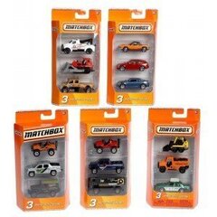 Matchbox trīs automašīnu komplekts cena un informācija | Rotaļlietas zēniem | 220.lv