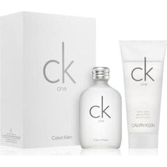 Calvin Klein CK One EDT dāvanu komplekts unisex 50 ml cena un informācija | Sieviešu smaržas | 220.lv