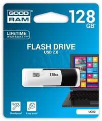 GOODRAM - COLOR MIX 128GB USB2.0 Melna/Balta цена и информация | USB накопители | 220.lv