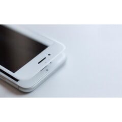 Rūdīta stikla ekrāna aizsargs 3MK HardGlass MAX, piemērots Apple iPhone 7 telefonam, caurspīdīgs/balts цена и информация | Защитные пленки для телефонов | 220.lv