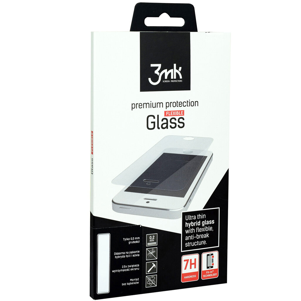 Rūdīta stikla ekrāna aizsargs 3MK FlexibleGlass, piemērots Samsung Galaxy A3 2017, caurspīdīgs цена и информация | Ekrāna aizsargstikli | 220.lv