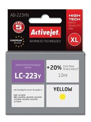 Картридж Activejet AB-223YN (Brother LC 223 Y), желтый цена и информация | Картриджи для струйных принтеров | 220.lv