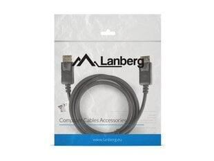 Lanberg CA-DPDP-10CC-0018-BK цена и информация | Кабели и провода | 220.lv