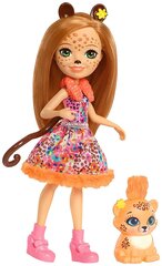 Кукла Enchantimals Cherish Cheetah цена и информация | Игрушки для девочек | 220.lv