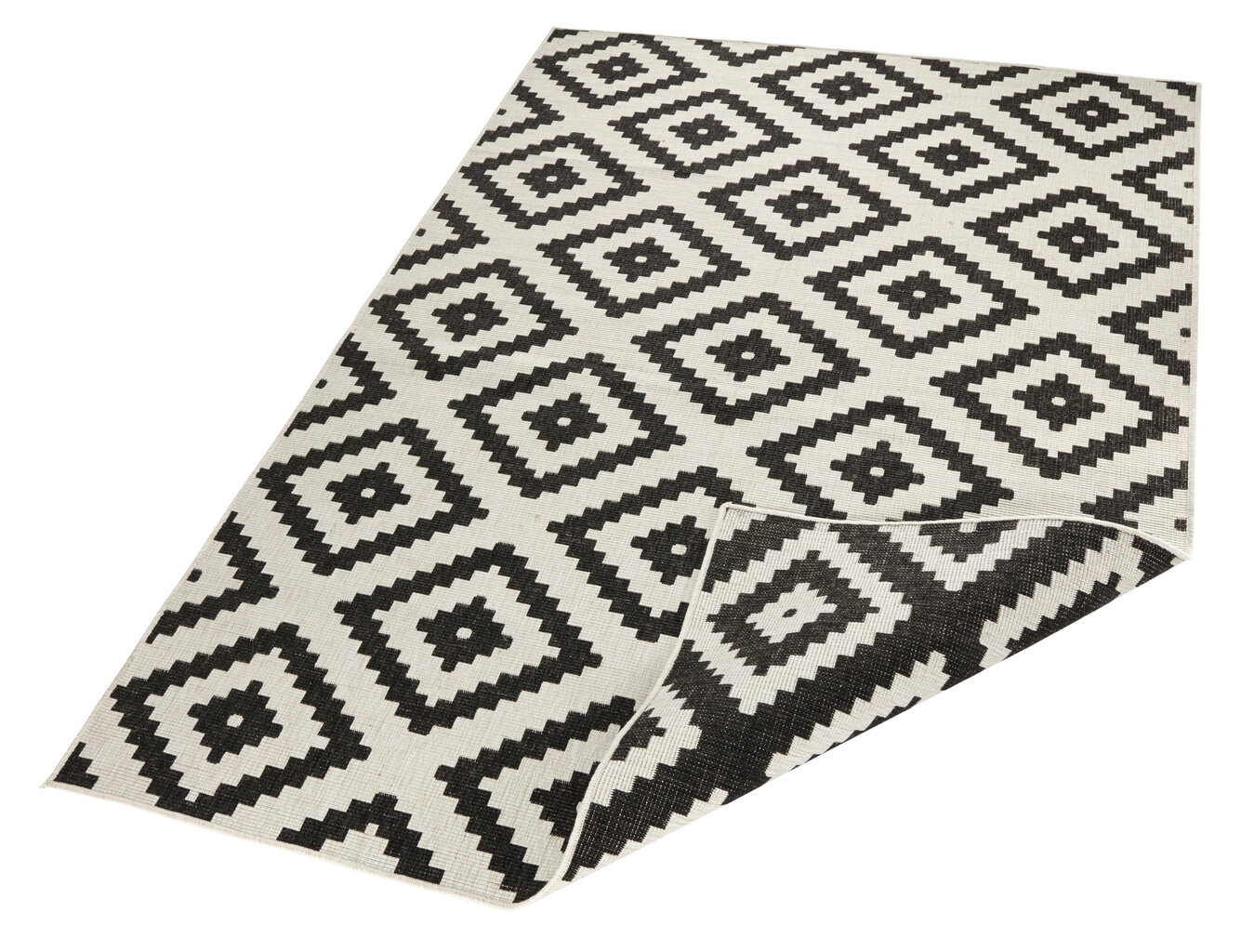 Northrugs paklājs Malta Black Cream, 160x230 cm cena un informācija | Paklāji | 220.lv