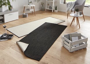 Paklājs Northrugs Twin Miami Black, 80x250 cm цена и информация | Ковры | 220.lv