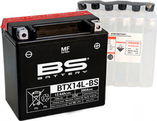 Akumulators BS-Battery BTX14L-BS 12V 12.6Ah cena un informācija | Moto akumulatori | 220.lv