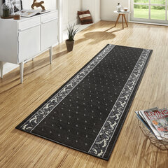 Ковровая дорожка Hanse Home Basic Floret Black, 80x350 см   цена и информация | Ковры | 220.lv