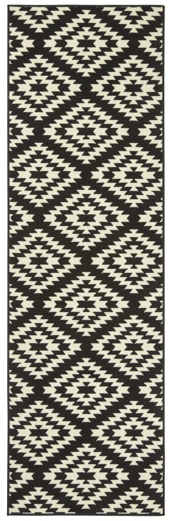 Paklāja celiņš Hanse Home Basic Nordic Black, 80x200 cm cena un informācija | Paklāji | 220.lv