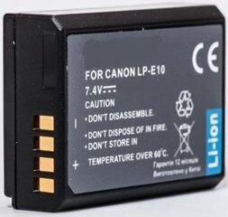 Canon, baterija LP-E10, 7.4V, 960mAh, Li  цена и информация | Extra Digital Фотокамеры и принадлежности | 220.lv