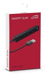 Speedlink Snappy Slim SL-140000-BK цена и информация | Адаптеры и USB разветвители | 220.lv