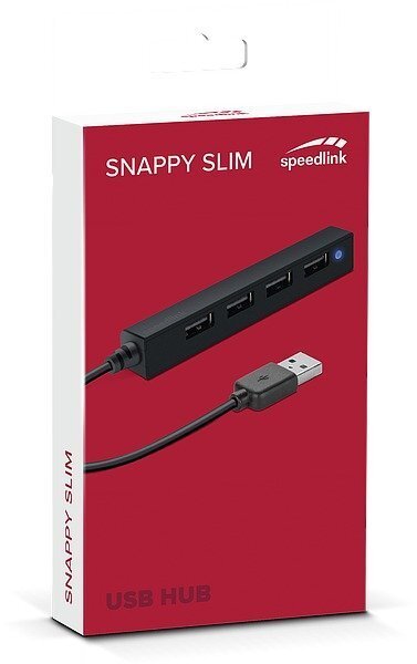 Speedlink Snappy Slim SL-140000-BK цена и информация | Adapteri un USB centrmezgli | 220.lv