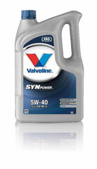 Масло моторное Valvoline SYNPOWER 5W40, 5л цена и информация | Моторное масло | 220.lv