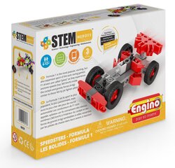 Konstruktors Speedsters "FORMULA" STEM Heroes Engino, Play to invent cena un informācija | Konstruktori | 220.lv