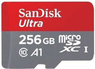 MEMORY MICRO SDXC 256GB UHS-I/W/A SDSQUAR-256G-GN6MA SANDISK цена и информация | Карты памяти для телефонов | 220.lv