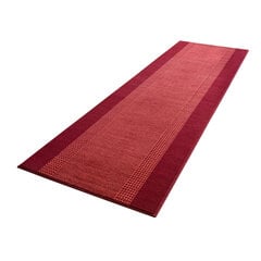 Paklāja celiņš Hanse Home Basic Band Red, 80x300 cm cena un informācija | Paklāji | 220.lv