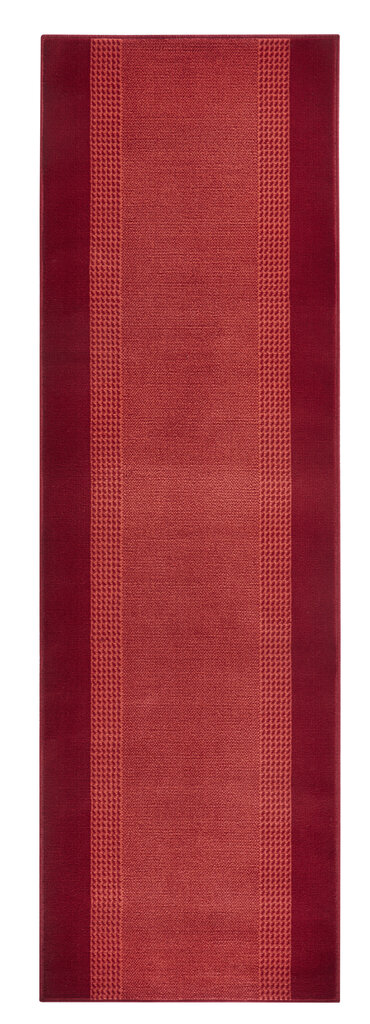 Paklāja celiņš Hanse Home Basic Band Red, 80x350 cm cena un informācija | Paklāji | 220.lv