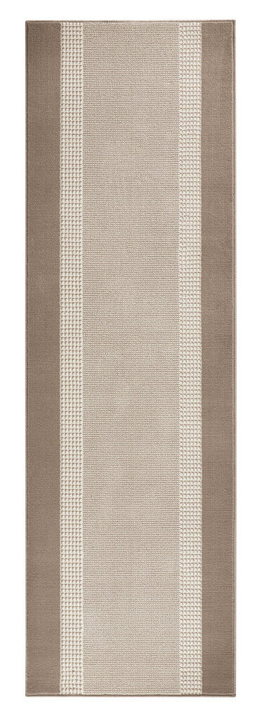 Paklāja celiņš Hanse Home Basic Band Beige Cream, 80x350 cm cena un informācija | Paklāji | 220.lv